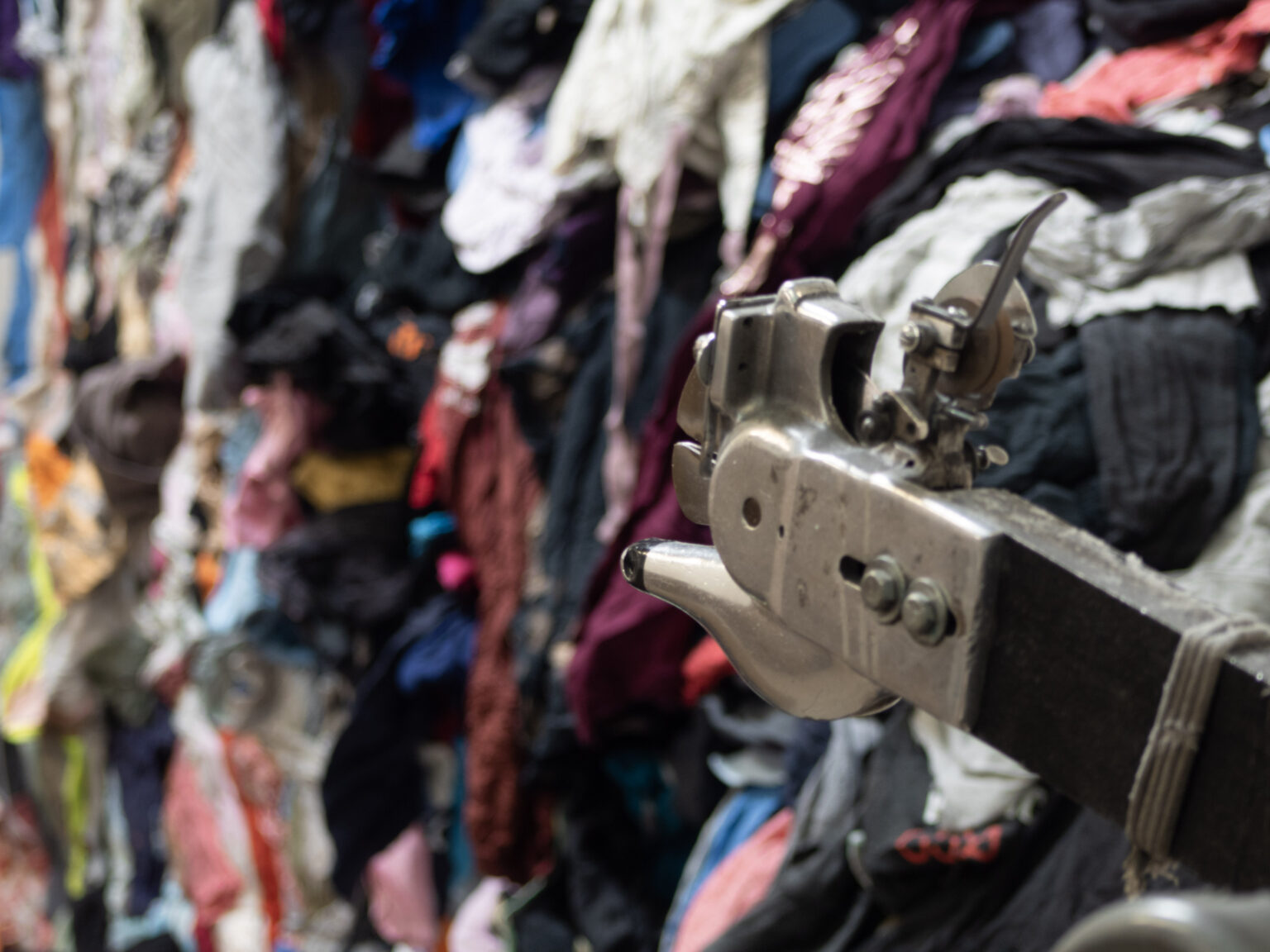 Corte de trapo multicolor